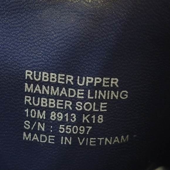 Tory Sport Mens Size 10M  Navy Blue Slides. - Picture 9 of 11